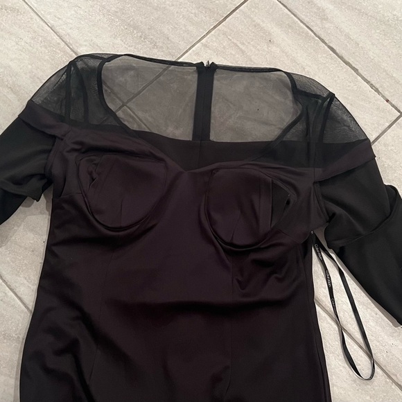 CALVIN KLEIN women short sleeve black formal dress/size 6 - Picture 9 of 9